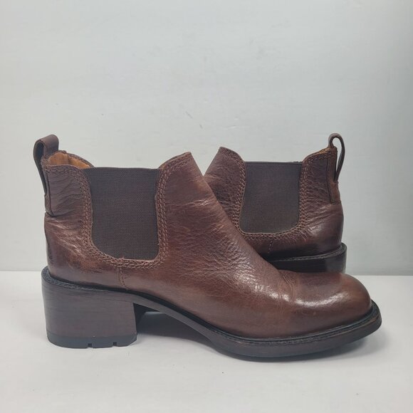 Cole Haan Women's Brown Leather Ankle Boots F5944 US Size 10B - Picture 5 of 10